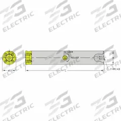 ULTRA-DEX USA Indexable Boring Bar: CFT B25MM-250 (MPN 910-000-026). Key specifications — attr257292: CFT B25MM-250.