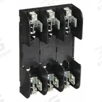 MERSEN Fuse Block: Open Block Design, 3 Pole, 600 V AC, Box Lug, Non-Indicating (MPN 60608). Key specifications — attr233046: MERSEN.