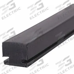 FENNER DRIVES Belt Guide: 10 ft Overall Lg, 0.79 in Overall Ht, 0.56 in Overall Wd, GR1100L120.00. Key specifications — Manufacturer Part Number: GR1100L120.00; Brand: FENNER DRIVES; For V-Belt Size: Flat; Bristle Color: Black; Component Type: UHMWPE Belt Guide.
