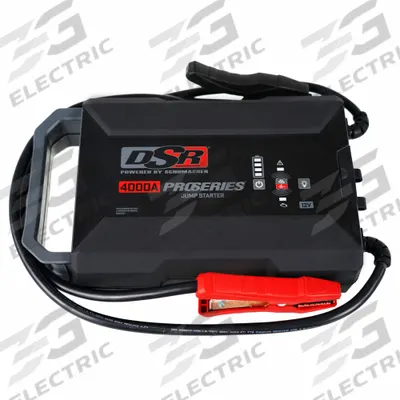 SCHUMACHER ELECTRIC Jump Starter: Boosting, For 12 V DC Battery Volt, 4000 A Peak, Plastic - Handheld Power & Jump Starters