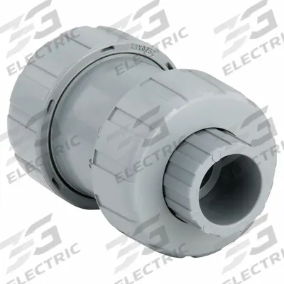 HAYWARD Check Valve: Ball, Inline Valve Body, CPVC, 3/4 in Pipe Size, True Union Socket/NPT - CPVC Ball Check Valves