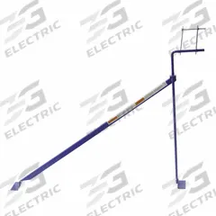 WERNER Pump Jack Scaffold Brace: Brace, 1.56 in Overall Ht, 6.72 in Overall Wd, 48.2 in Overall Dp (MPN SPJ-SBF). Key specifications — Material: Steel; Brand: WERNER; Product Type: Brace; Brace Adjustability: Foldable.