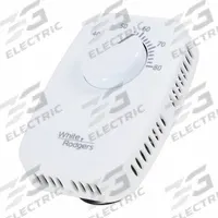 COPELAND THERMOSTAT: Heat Only, Heat-Off, 40° to 80°F, Exposed Dial, 120/240/277 V AC, 1H (MPN 01G65-641). Key specifications — Application: Heat Only; System Settings: Heat-Off; Temperature Control Range: 40° to 80°F; Stages: 1H; Voltage: 120/240/277 V AC; Brand: COPELAND; Control Type: Exposed Dial.