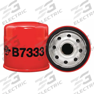 BALDWIN FILTERS Oil Filter: B7333, 3/4"-16 Thread Size, 2 5/8 in Overall Ht - Spin-On Oil Filters