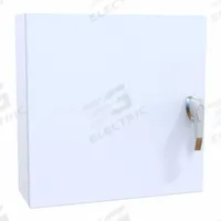 HAMMOND Enclosure: 304 Stainless Steel, 24 in x 24 in x 8 in, NEMA 12/13/3R/4/4X, Solid Cover (MPN EN4SD24248SSWH). Key specifications — Brand: HAMMOND; Closure Method: Handle; Enclosure Material: 304 Stainless Steel; Knockouts: Not Included.