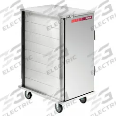 CARLISLE DINEX Meal Delivery Cart: 24 Trays, Pass-Through, 1 Doors, Stainless Steel, NSF Certified (MPN DXPICTPT24). Key specifications — Manufacturer Part Number: DXPICTPT24; Brand: CARLISLE DINEX; Caster Configuration: (2) Swivel with Brakes; Color: Silver; Material: Stainless Steel; Pass-through / Non-Pass-through: Pass-Through; Insulated: No; Product Type: Meal Delivery Cart.