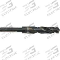CLE-LINE Reduced Shank Drill Bit: 23 mm, 118° Split Point, Black & Gold HSS, 3-Flats Shank (MPN C21187). Key specifications — attr1235078: 0.9055.