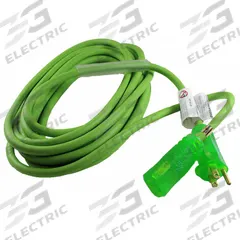 CAROL Extension Cord: Outdoor Use, 50 ft Lg, Outlet, 5-15P, 12/3, SJOW, Green, Single Connector (MPN 06250.61.06L). Key specifications — Brand: CAROL; Temperature Rating: -40° to 194°F; NEMA Plug Configuration: 5-15P.