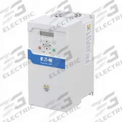 EATON Variable Frequency Drive: In Phase Three, Out Phase Three, 10 hp_15 hp, IP20, With Bypass (MPN DM1-35013EB-S20S). Key specifications — Style: Compact; Color: White; Output Voltage: 525-600V AC; Output Phase: Three.