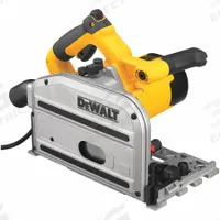 DEWALT Track Saw: 6 1/2 in Blade Dia., 2 1/8 in Max. Cutting Dp @ 0 Deg., 0°to 47° (MPN DWS520K). Key specifications — attr1170701: Track Not Included; attr1170713: DEWALT.