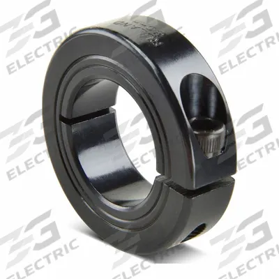 RULAND MANUFACTURING Shaft Collar: 1-Piece, Metric with Inch Bore, Round, Clamp-On - Steel Shaft Collars