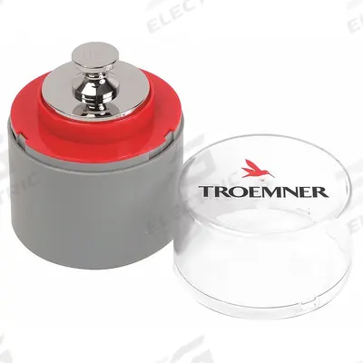 TROEMNER Calibration Weight: 1 kg Nominal Mass, Cylinder Calibration Wt, 1, Accredited - Class 1 Calibration Weights