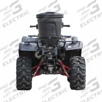 BUYERS PRODUCTS Tailgate Spreader: Vehicle Battery-Powered, Compatible With: ATV, Broadcast (MPN ATVS15A). Key specifications — attr1033997: Steel; attr1033998: Poly; attr1034001: Hitch; attr1034002: Vehicle Battery-Powered; attr1034003: ATV Spreader; attr1034007: Gravity Fed; attr1040777: ATV; attr1033988: BUYERS PRODUCTS.