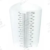 APPROVED VENDOR Beaker: Low Form, Printed Graduation, Polypropylene, Clear, 1,000 mL, Non-Sterile (MPN H972-01). Key specifications — Clarity: Clear; Graduation Style: Printed; Body Color: Colorless; Brand: APPROVED VENDOR; Product Type: Beaker; Includes Graduations: Yes; Beaker Type: Low Form.