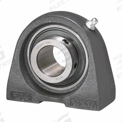 IPTCI BEARINGS Pillow Block Ball Bearing Mounted Units: 20 mm Bore Dia - General Purpose Tapped-Base Pillow Block Ball Bearings