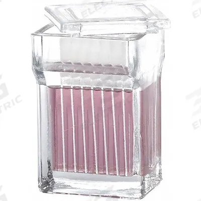WHEATON Staining Jar: 16 Sample Capacity, 47 mm Ht, 26 mm Wd, 85 mm Dp - Staining Jars