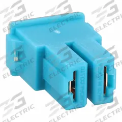 BUSSMANN Automotive Fuse: FLF Series, Light Blue, Female, Cartridge, Fast-Acting, 20 A, 32 V DC (MPN FLF-20). Key specifications — Series: FLF; Brand: BUSSMANN.