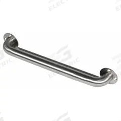 BESTCARE Wall Grab Bar: Stainless Steel, Satin, 250 lb Wt Capacity, 1 1/2 in Base Dia, 1 (MPN WH1109-7). Key specifications — Material: Stainless Steel; Bar Style: Straight.