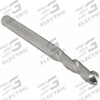 APPROVED VENDOR Ball End Mill: Carbide, 2 Flute, 7/16" Mill Dia, 3" LOC, 6" OAL (MPN 227-001050) - General Purpose Carbide Ball End Mills