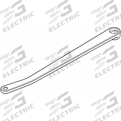 LCN Door Closer Arm: Aluminum (MPN 2210-3077T LH AL) - Replacement Arms