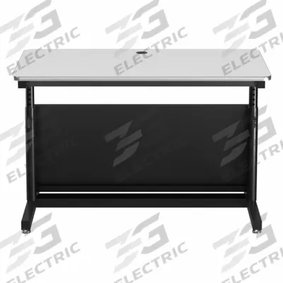 VERSADESK Standing Desk: White, Wood, 60 in Overall Wd, 30 in Overall Dp - Manual Adjustable-Height Desks