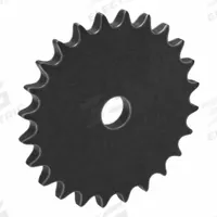 TRITAN Roller Chain Sprocket: No Hub, For Single Strands, 60, 24 Teeth, 5.746 in Pitch Dia, Steel (MPN 60A24H X 1). Key specifications — attr85387: TRITAN.