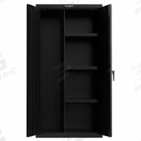 STRONG HOLD Cabinet: 36 in x 24 in x 72 in, Swing Handle & Electronic Lock/Keyed Lock/Padlock Hasp (MPN 36-BC-243-P). Key specifications — attr62698: Black; attr62736: Welded; attr62693: Assembled; attr62737: Mobile; attr62694: Adjustable; attr62696: Steel; attr62689: STRONG HOLD; attr62733: Electronic Lock.