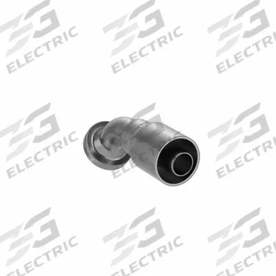 PARKER Hydraulic Crimp Fitting: Steel x Steel, 45° Elbow, -20 For Hose Dash Size - Crimp Hydraulic Hose Fittings with Flange Connection