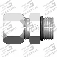 WEATHERHEAD Compression Fitting Adapter: 1/2 in OD x 7/8 in Pipe Size, 3/4-16 x 7/8-14 Thread Size (MPN 7315X08X10). Key specifications — Brand: WEATHERHEAD; Series: Ermeto Flareless.