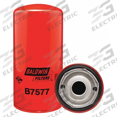 BALDWIN FILTERS Oil Filter: B7577, LF777, 1 3/8"-16 Thread Size, 9 15/16 in Overall Ht - Spin-On Oil Filters