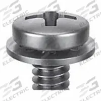 SEMS Screw: Internal Tooth, #4-40 Thread Size, 3/8 in Lg, Stainless Steel, Passivated, Pan, 50 PK (MPN 1-PPI-4C-37). Key specifications — Drive Size: #1.
