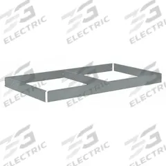 TENNSCO Shelf: 42 in x 24 in, 2,250 lb Load Capacity, Gray, Shelf (MPN ZLES-4224). Key specifications — Includes: (4) Beams; Shelf Configuration: Single Straight; Color: Gray; Frame Material: Steel; Brand: TENNSCO; Frame Finish: Zinc Plated; Product Type: Shelf.