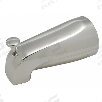 BRASSCRAFT Diverter Tub Spout: 1/2 in Connection Size, Slip-Fit Connection - Bathtub Spouts with Pull-Up Diverters