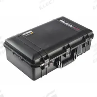 PELICAN Protective Case: 12 3/4 in x 23 in x 7 1/2 in Inside, Convoluted/Pick and Pluck/Solid, Black (MPN 1555AIR). Key specifications — Closure Type: Double Throw; Brand: PELICAN; Carry-On Size: No.