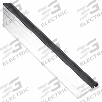 PEMKO Door Weatherstripping: Bulb Insert, 7 ft Lg, 1 3/4 in Wd - Metal Leaf Weatherstripping