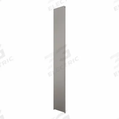 HADRIAN Pilaster: 304 Stainless Steel, Brushed, Silver, 82 in Ht, 8 in Wd - Pilasters for Bathroom Partitions