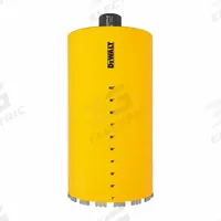 DEWALT Core Bit: 8 in Core Dia, 14 in Max Drilling Dp, 42 in Overall Lg, 1 1/4"-7 Shank Thread Size (MPN DW55028). Key specifications — attr253756: Reinforced Concrete; attr277144: DEWALT.