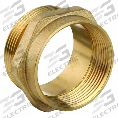 MOON AMERICAN Fire Hose Adapter: 1 in Compatible Pipe Size, NPT x NH, Straight, Brass - Brass Rigid Fire Hydrant & Standpipe Adapters
