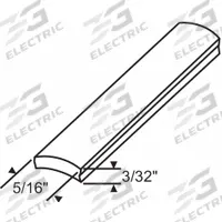 APPROVED VENDOR Screen Spline: Screen Spline, 3/32 in Overall Ht, 1,000 ft Overall Lg, Unfinished (MPN 16-240BM). Key specifications — Brand: APPROVED VENDOR; Finish: Unfinished; Product Type: Screen Spline; Color: Black.