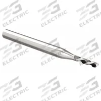WIDIA HANITA Corner Radius End Mill: Carbide, 2 Flute, 2.5 mm Mill Dia, 9 mm LOC, 0.2 mm Rad (MPN 2A09M02500RAT UNCOATED)