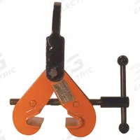 RENFROE Beam Lifting Clamp: Beam Flange Clamp, Steel, 7 1/2 in Max Jaw Opening, 3 in Min Jaw Opening (MPN BC-03.00-A). Key specifications — Material: Steel; Beam Mount Location: Top; Brand: RENFROE.