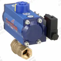 DYNAQUIP CONTROLS Pneumatically Actuated Two-Way Ball Valve: 3/4 in, Brass, FNPT x FNPT, Two-Piece (MPN PHG24ATSR05212A). Key specifications — Brand: DYNAQUIP CONTROLS; Pilot Solenoid Voltage: Not Included.