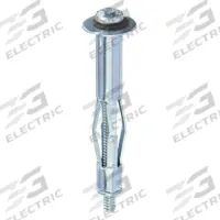 Wall Anchor: 1/8 in Dia, 2 3/8 in Overall Lg, M4 Thread Size, Steel, Zinc Plated, Steel, 100 PK (MPN U30538.012.0237). Key specifications — Compatible Material: Plaster; System of Measurement: Inch; Brand: APPROVED VENDOR; Finish Type: Plain.