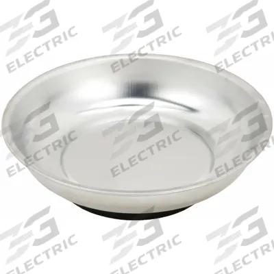 WESTWARD Magnetic Parts Tray: Round Tray, 1 1/2 in Ht - Magnetic Parts Trays