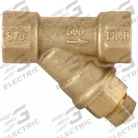 APPROVED VENDOR Y Strainer: 3/8 in, NPT, Mesh, 0.0313 in Screen Size, Brass, PTFE, 1 7/8 in Ht (MPN G-YSFB-38). Key specifications — Brand: APPROVED VENDOR; Seal Material: PTFE; Manufacturer Part Number: G-YSFB-38; Screen Material: 304 Stainless Steel.
