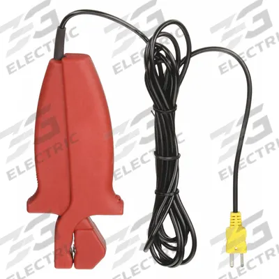 COOPER ATKINS Pipe Clamp Temperature Probe: -20°F to 300°F /-29°C to 149°C, Type K - Thermocouples for Gas Applications
