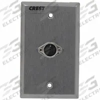 CREST HEALTHCARE SUPPLY Receptacle: Compatible with Wall Plate, 2 3/4 in Overall Wd, Stainless Steel (MPN B-32877P). Key specifications — Manufacturer Part Number: B-32877P; Color: Gray; Brand: CREST HEALTHCARE SUPPLY; Call Station Type: Receptacle; Material: Stainless Steel; Compatible Product Type: Wall Plate; Part Type: Receptacle Replacements.
