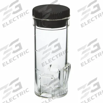 APPROVED VENDOR Vial: 8.95 in Body Dia, Black - Plastic Lab Vials