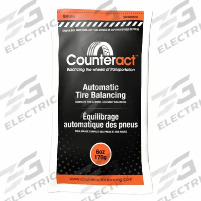 COUNTERACT Balancing Beads: Wheel Balancing Beads, Trucks, Glass, Orange