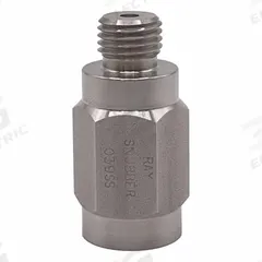 RAY Pressure Gauge Snubber: Stainless Steel, Piston, Stainless Steel, 6,000 psi Max. Pressure (MPN 039SS). Key specifications — Snubber Type: Piston; Brand: RAY; Material: Stainless Steel; Compatible Liquids and Gases: Air.
